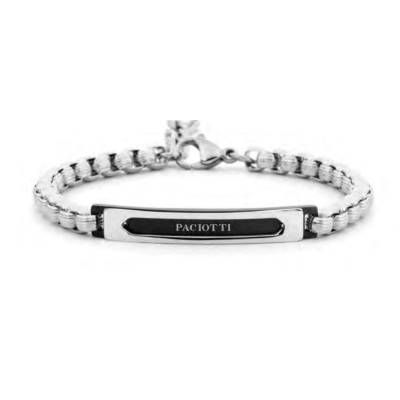 Bracciale Uomo 4US Cesare Paciotti Acciaio Targhetta 4UBR7961