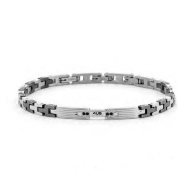 Bracciale Uomo 4US Cesare Paciotti Acciaio Targhetta 4UBR7994 Bracciale Uomo 4US Cesare Paciotti Acciaio Targhetta 4UBR7994