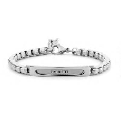 Bracciale Uomo 4US Cesare Paciotti Acciaio Targhetta 4UBR7960 Bracciale Uomo 4US Cesare Paciotti Acciaio Targhetta 4UBR7960