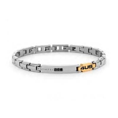Bracciale Uomo 4US Cesare Paciotti Acciaio Targhetta 4UBR7992 Bracciale Uomo 4US Cesare Paciotti Acciaio Targhetta 4UBR7992