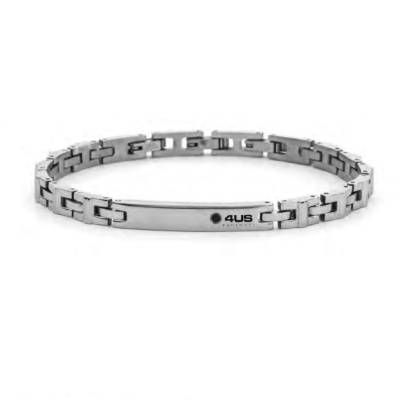 Bracciale Uomo 4US Cesare Paciotti Acciaio Targhetta 4UBR7953