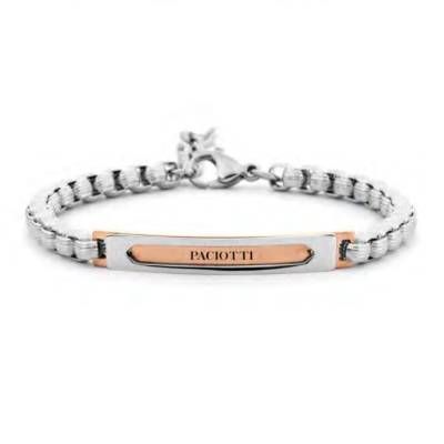 Bracciale Uomo 4US Cesare Paciotti Acciaio Targhetta 4UBR7962