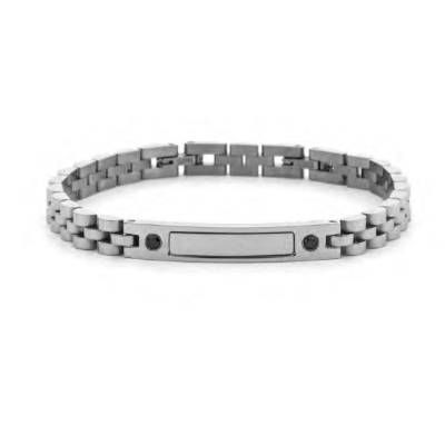 Bracciale Uomo 4US Cesare Paciotti Acciaio Targhetta 4UBR7990