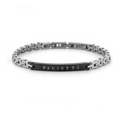 Bracciale Uomo 4US Cesare Paciotti Acciaio Targhetta 4UBR7986