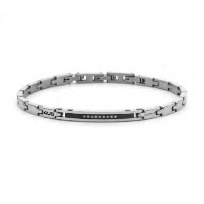 Bracciale Uomo 4US Cesare Paciotti Acciaio Targhetta 4UBR7996 Bracciale Uomo 4US Cesare Paciotti Acciaio Targhetta 4UBR7996
