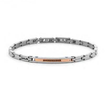 Bracciale Uomo 4US Cesare Paciotti Acciaio Targhetta 4UBR7997 Bracciale Uomo 4US Cesare Paciotti Acciaio Targhetta 4UBR7997