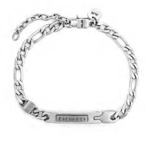 Bracciale Uomo 4US Cesare Paciotti Acciaio Targhetta 4UBR8068 Bracciale Uomo 4US Cesare Paciotti Acciaio Targhetta 4UBR8068