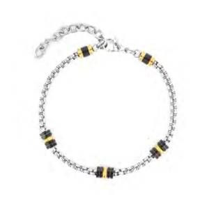 Bracciale Uomo 4US Cesare Paciotti Acciaio Barilotti 4UBR8054 Bracciale Uomo 4US Cesare Paciotti Acciaio Barilotti 4UBR8054