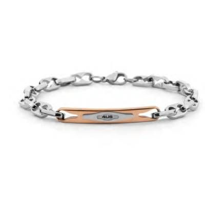 Bracciale Uomo 4US Cesare Paciotti Acciaio Targhetta 4UBR8028 Bracciale Uomo 4US Cesare Paciotti Acciaio Targhetta 4UBR8028
