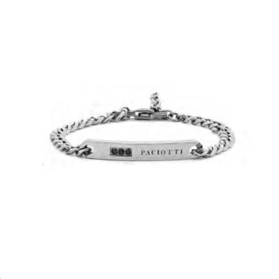 Bracciale Uomo 4US Cesare Paciotti Acciaio Targhetta 4UBR8050 Bracciale Uomo 4US Cesare Paciotti Acciaio Targhetta 4UBR8050