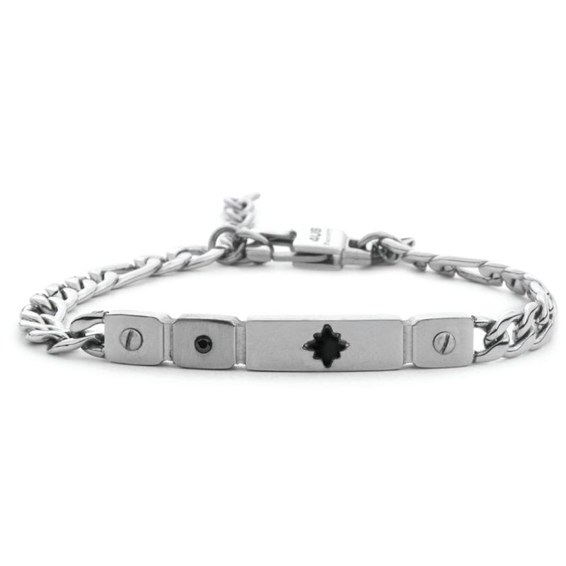 Bracciale Uomo 4US Cesare Paciotti Acciaio Rosa Dei Venti 4UBR7803