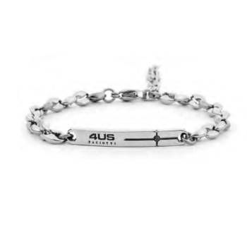 Bracciale Uomo 4US Cesare Paciotti Acciaio Targhetta 4UBR8031 Bracciale Uomo 4US Cesare Paciotti Acciaio Targhetta 4UBR8031