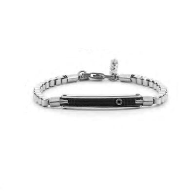 Bracciale Uomo 4US Cesare Paciotti Acciaio Nero 4UBR8019 Bracciale Uomo 4US Cesare Paciotti Acciaio Nero 4UBR8019
