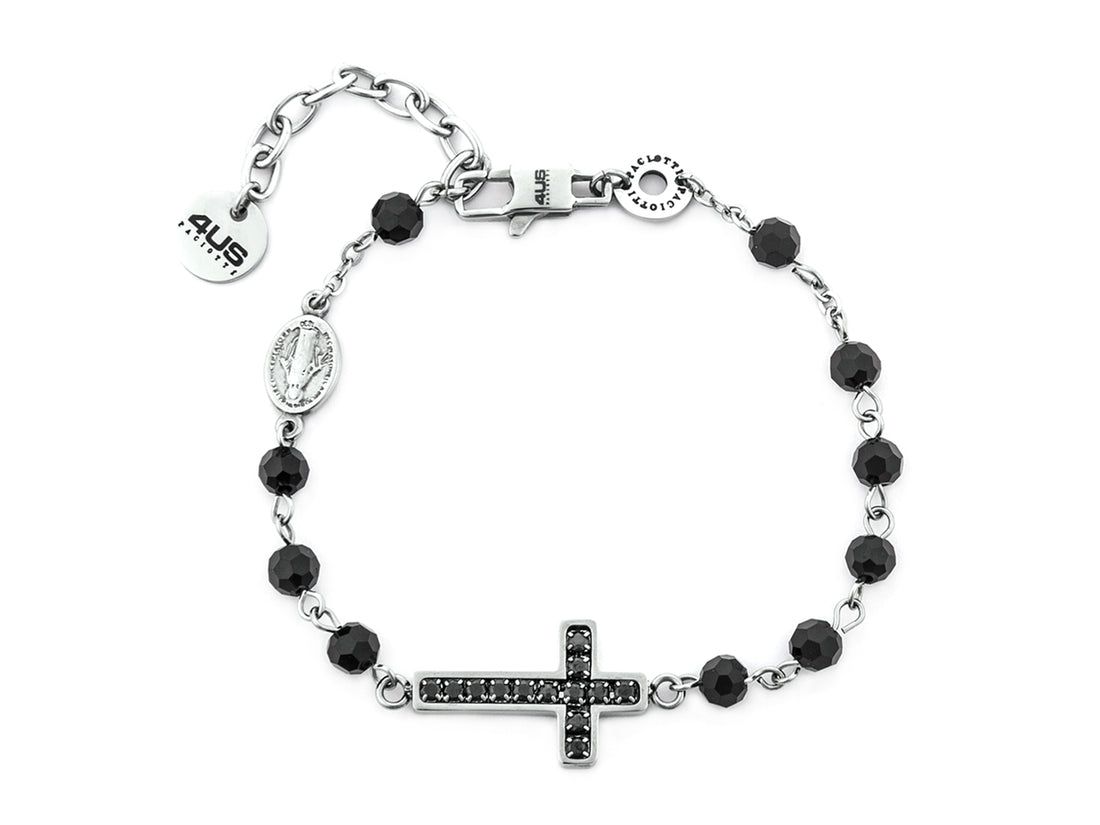 Bracciale Uomo Acciaio 4US Cesare Paciotti Rosario 4UBR7508 Bracciale Uomo Acciaio 4US Cesare Paciotti Rosario 4UBR7508