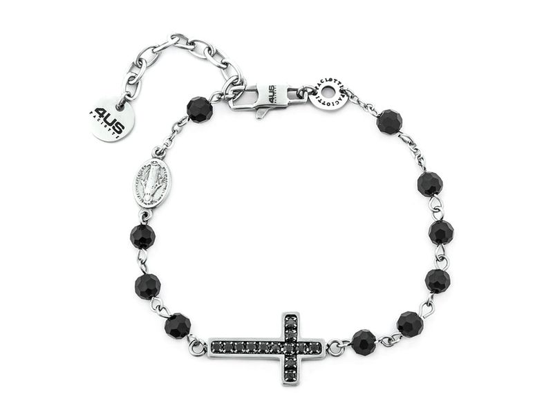 Bracciale Uomo Acciaio 4US Cesare Paciotti Rosario 4UBR7508 Bracciale Uomo Acciaio 4US Cesare Paciotti Rosario 4UBR7508