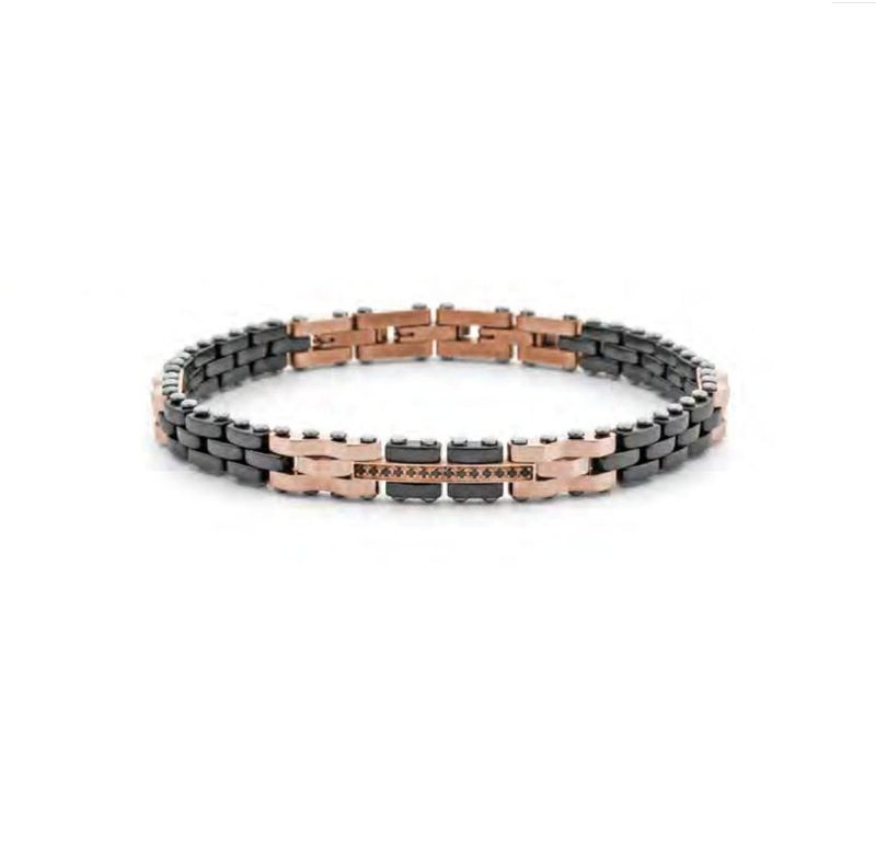 Bracciale 4US Cesare Paciotti Uomo Acciaio Bicolore Rosè 4UBR7959 Bracciale 4US Cesare Paciotti Uomo Acciaio Bicolore Rosè 4UBR7959