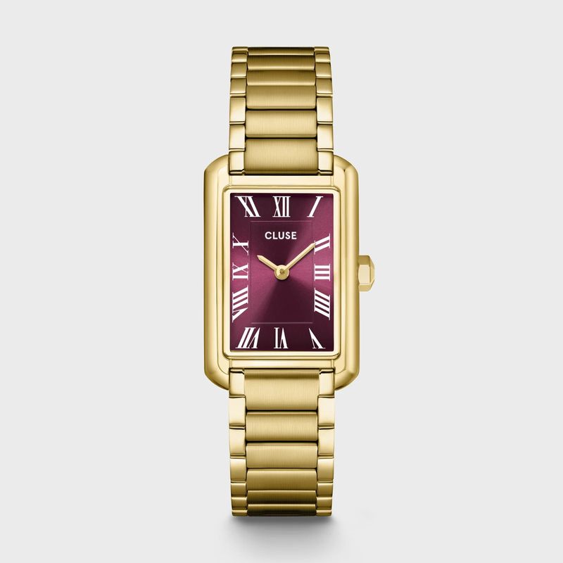 Orologio Cluse Donna Watch Steel, Wine, Gold Colour Orologio Cluse Donna Watch Steel, Wine, Gold Colour