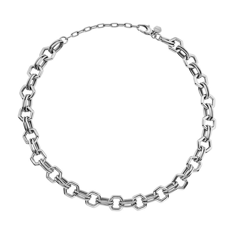 Collana Breil Donna HEXAGONIA  COLLANA IN ACCIAIO Collana Breil Donna HEXAGONIA  COLLANA IN ACCIAIO