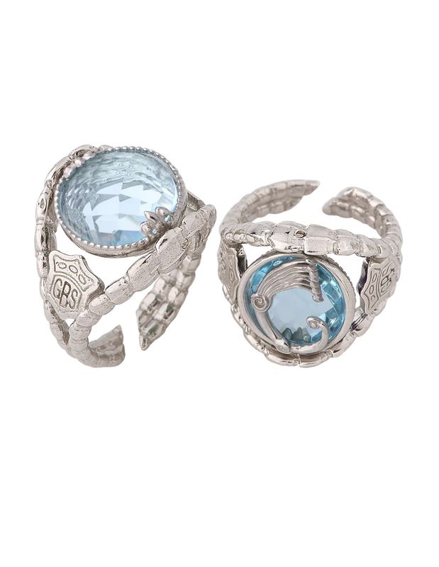 Anello Opplà Drago Azzurro - Spadafora gioielli Anello Opplà Drago Azzurro - Spadafora gioielli