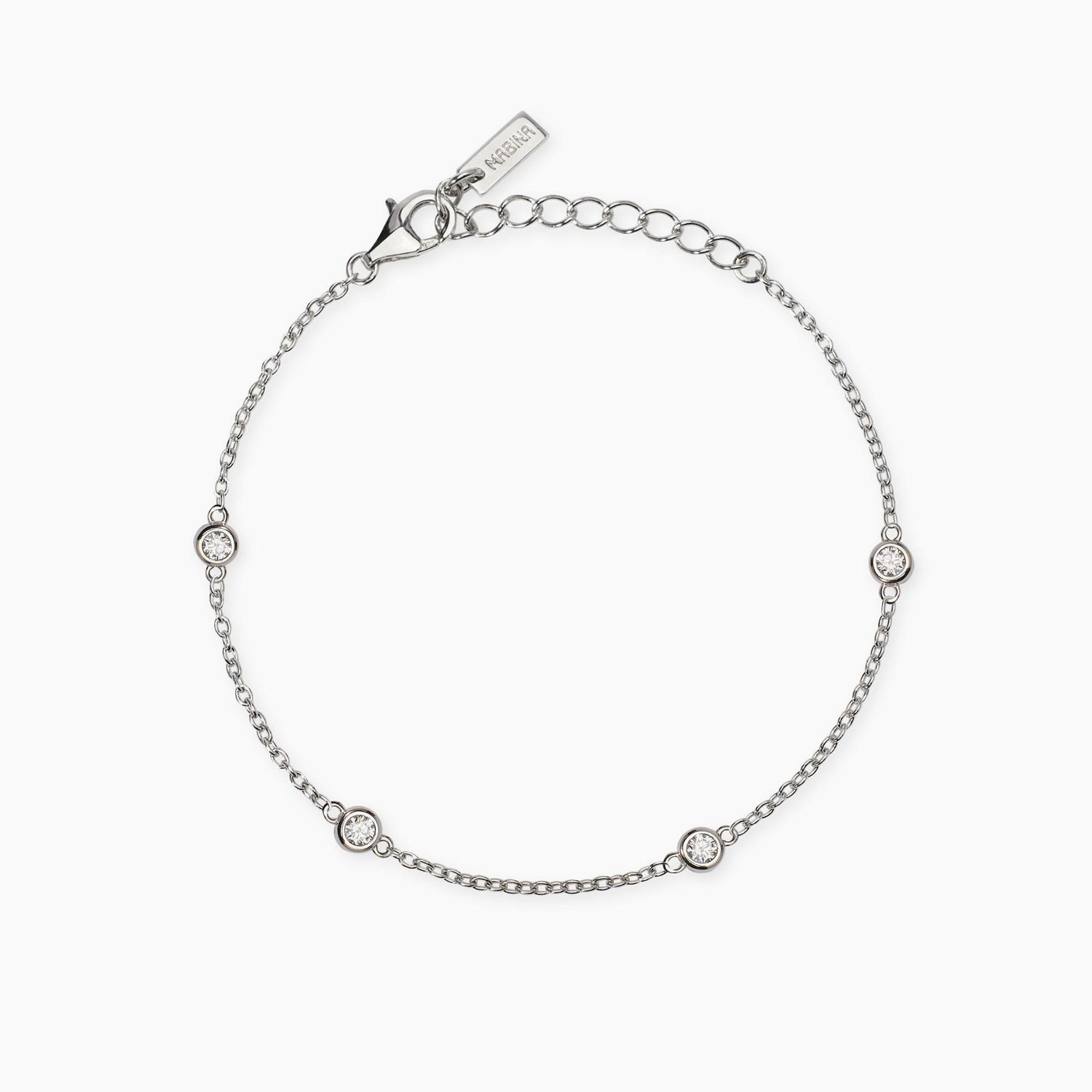 Bracciale con diamanti lab-grown 0,055 carati My Diamond - Mabina Gioielli Bracciale con diamanti lab-grown 0,055 carati My Diamond - Mabina Gioielli