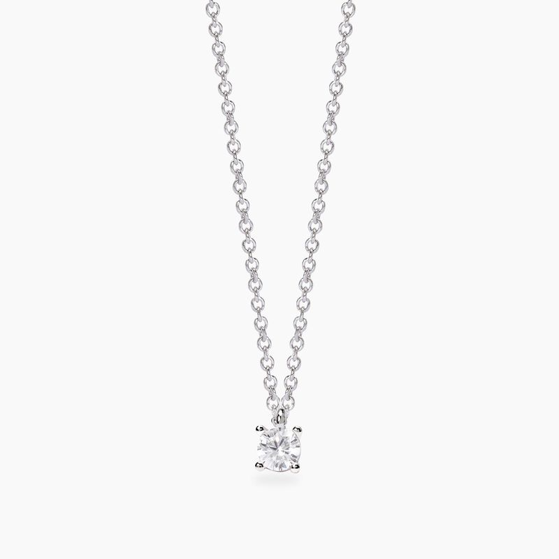 Girocollo con diamante lab-grown 0,2 carati My Diamond - Mabina Gioielli