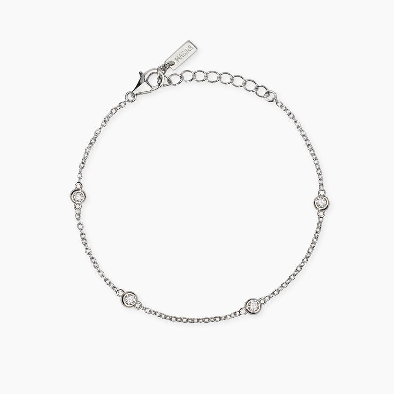 Bracciale con diamanti lab-grown 0,055 carati My Diamond - Mabina Gioielli Bracciale con diamanti lab-grown 0,055 carati My Diamond - Mabina Gioielli