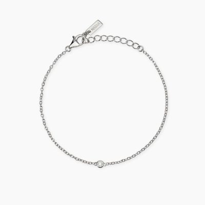 Bracciale con punto luce in diamante lab-grown 0,09 carati My Diamond - Mabina Gioielli Bracciale con punto luce in diamante lab-grown 0,09 carati My Diamond - Mabina Gioielli