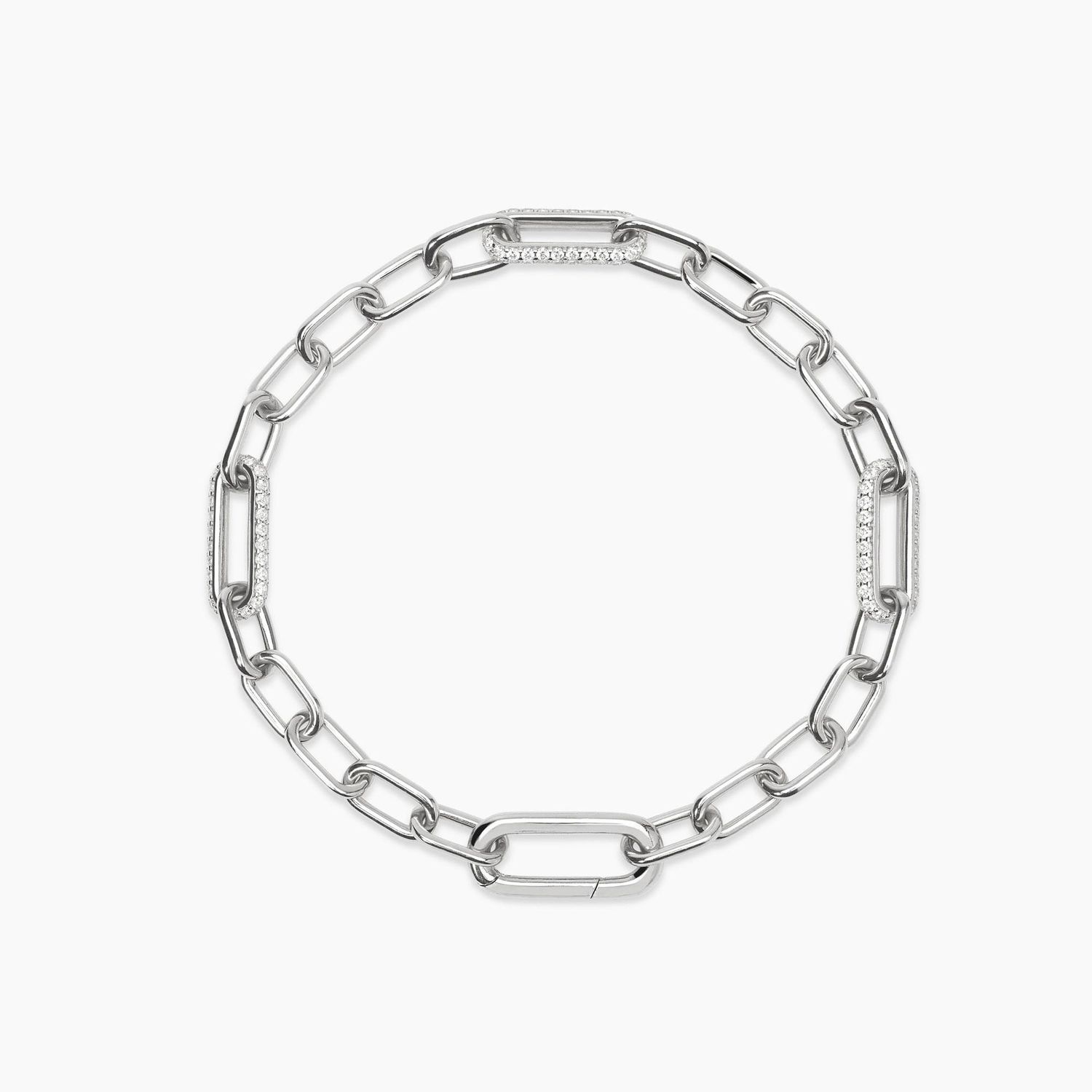 Bracciale in argento con zirconi RUE MADAME - Mabina Gioielli