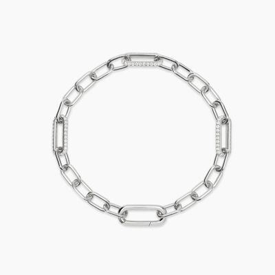 Bracciale in argento con zirconi RUE MADAME - Mabina Gioielli