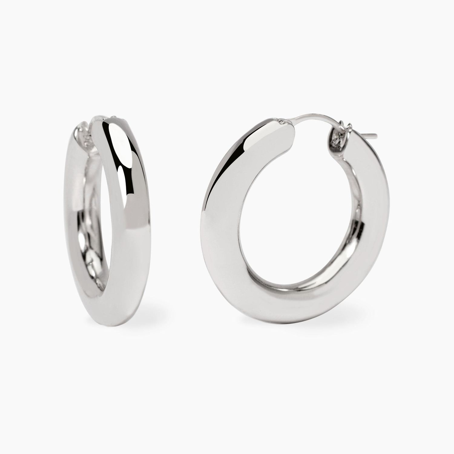 Orecchini a cerchio in argento LIKE YOU - Mabina Gioielli