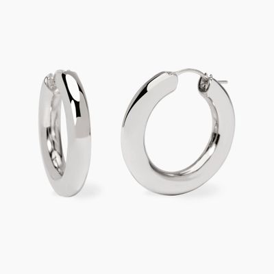 Orecchini a cerchio in argento LIKE YOU - Mabina Gioielli