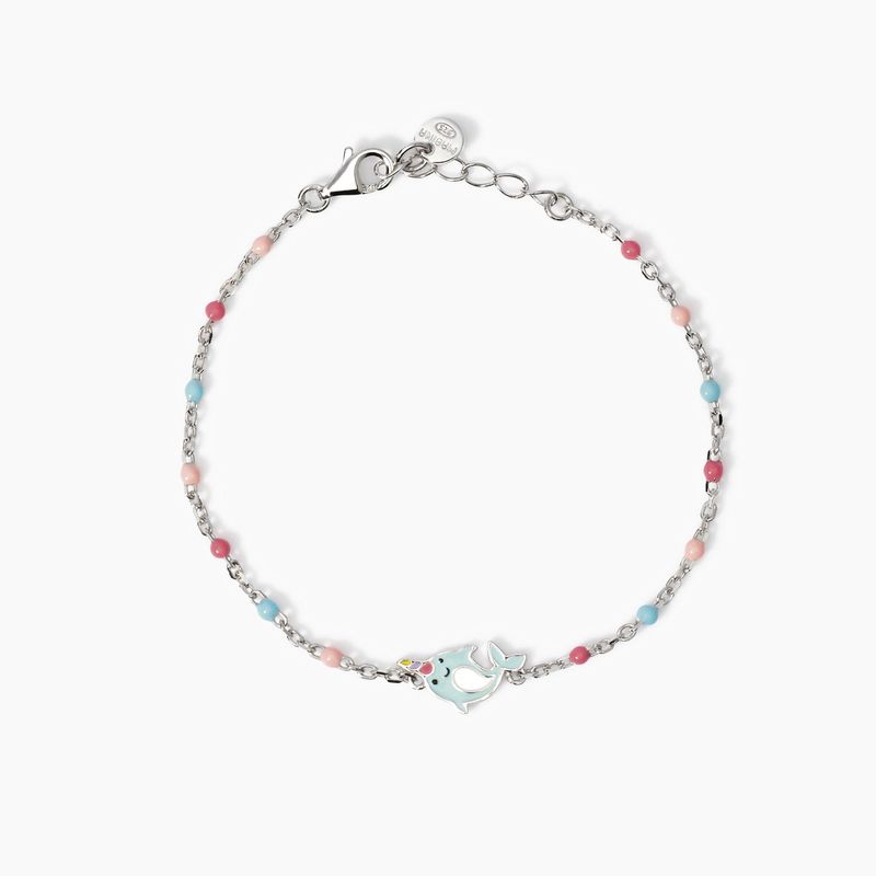 Bracciale bambina in argento Delfina - Mabina Gioielli