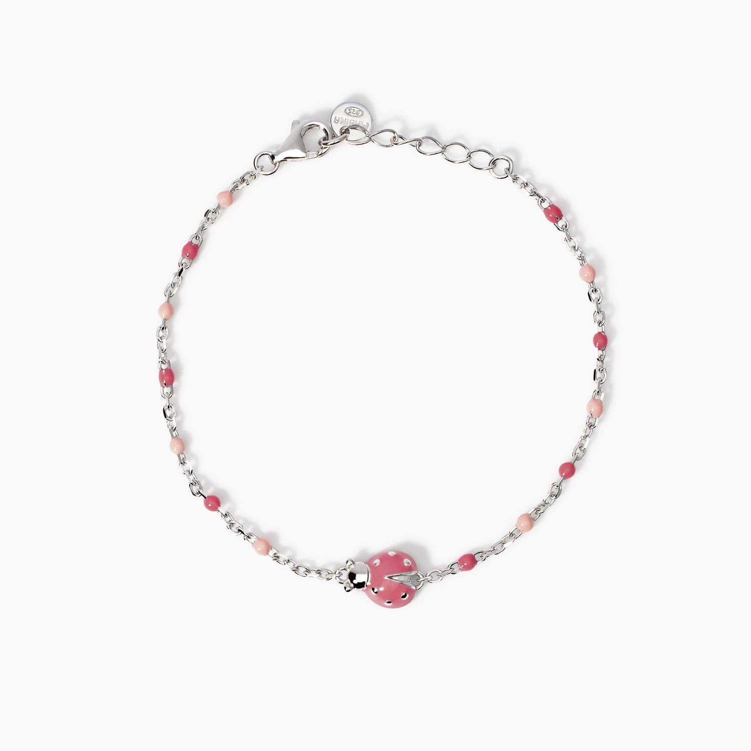 Bracciale da bimba con coccinella Fortunella - Mabina Gioielli