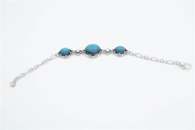 Bracciale Con Pietra verde taglio liscio Ninfea Chiusa - Gerardo Sacco