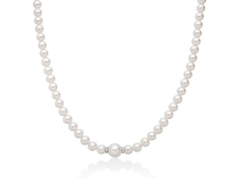 Collana Collana "Perla" Boule e Fantasia 6.5-7 Miluna