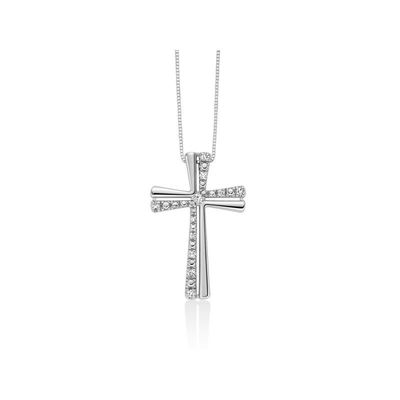 Croce Oro E Diamanti Miluna