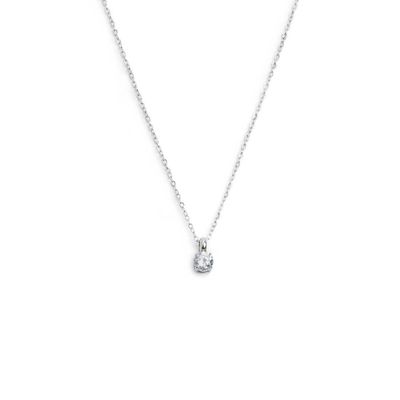 Collana catena cutting cross zircone centrale 4,25mm - Marlu' Collana catena cutting cross zircone centrale 4,25mm - Marlu'