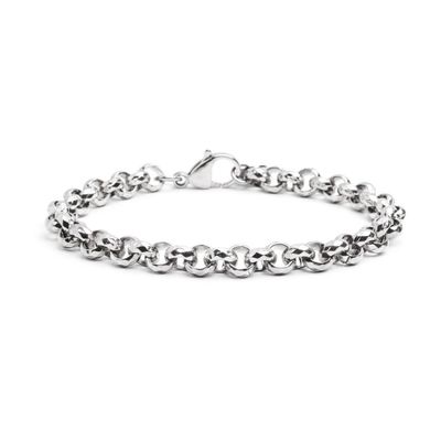 Bracciale catena diamantata rolò - Marlu'