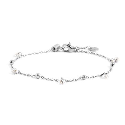 Bracciale con zirconi e sfere - Marlu'