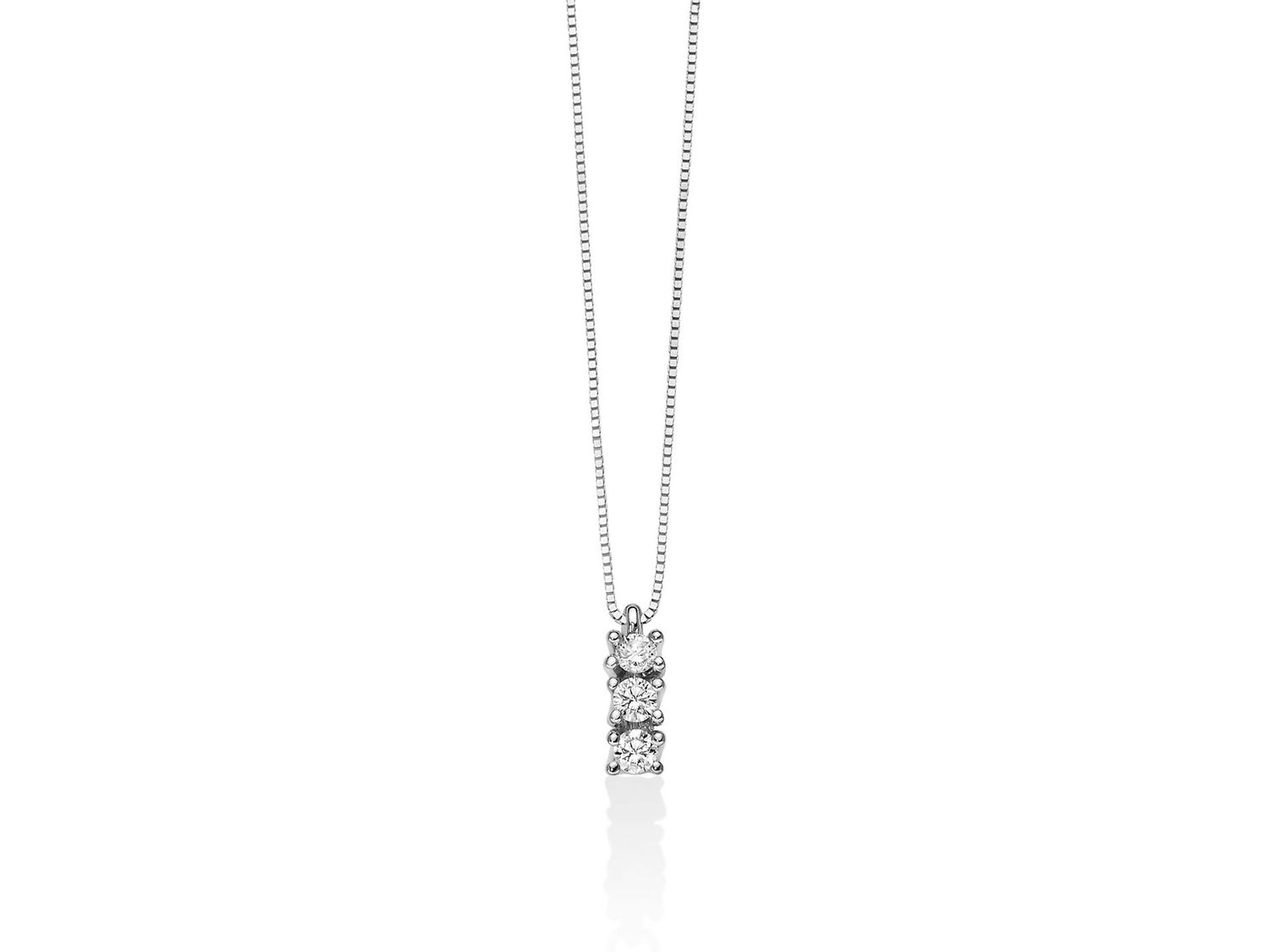 Collana Trilogy Con Diamanti Miluna