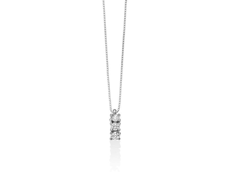 Collana Trilogy Con Diamanti Miluna Collana Trilogy Con Diamanti Miluna