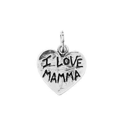 Charm Cuore Charm Cuore "I Love Mamma"