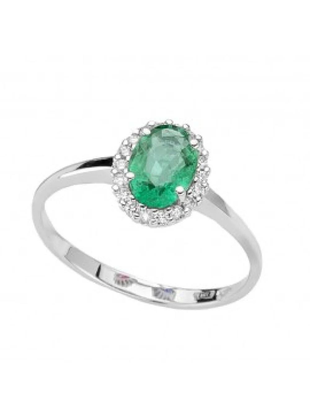 Anello Smeraldo Donnaoro In Oro E Diamanti Anello Smeraldo Donnaoro In Oro E Diamanti
