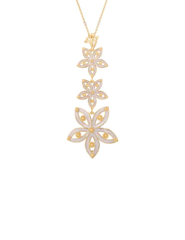 Ciondolo Royale Polvere Di Perle Degrade' - Spadafora Gioielli