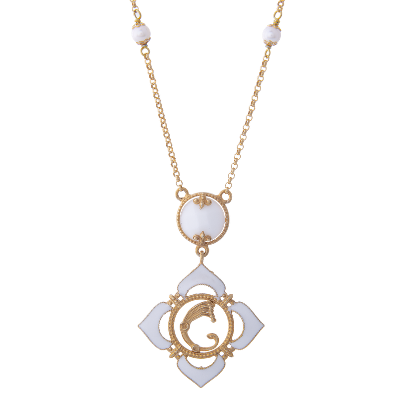 Collier Verve Bianca - Spadafora Gioielli