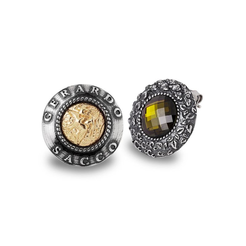 Orecchini Bottone Mesi Reverse Marzo-Primavera - Gerardo Sacco