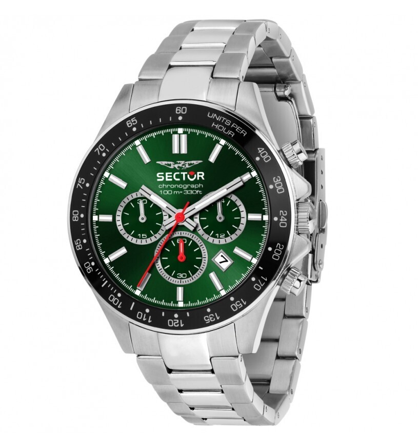 Orologio Sector Uomo 230 43 mm Chrono Green