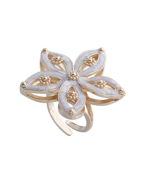 Anello Royale polvere di perle - Spadafora Gioielli