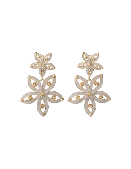 Orecchini Royale Polvere Di Perle Small - Spadafora Gioielli