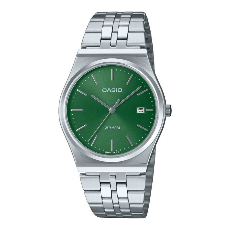 Casio Orologio Classic Green Acciaio Collection Casio Orologio Classic Green Acciaio Collection